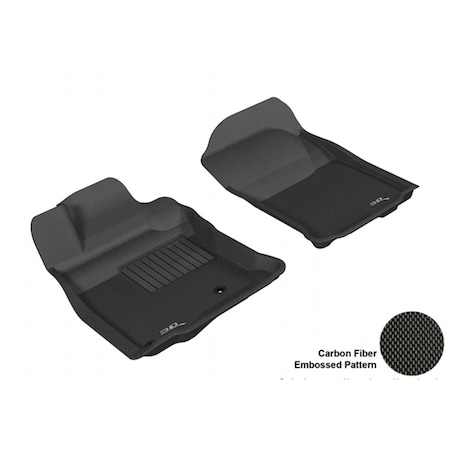 3D Maxpider TOYOTA 4RUNNER 2013 KAGU BLACK R1 POST Floor Mat L1TY12811509